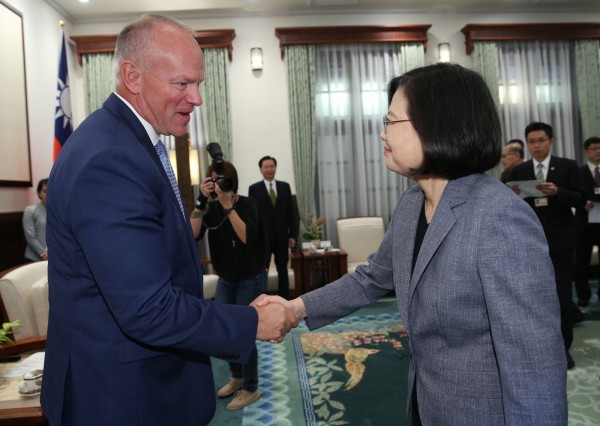 [媒體報導]美懷俄明州將在台設辦事處 蔡總統：雙邊關係更密切-(自由時報)